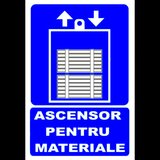 Indicator ascensor pentru materiale