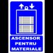 Indicator ascensor pentru materiale